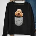 Cute Poodle Pudelhund Caniche Dog Lovers And Pocket Owner Sweatshirt Gifts for Old Women