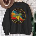 Cute Vintage Senegal Parrot Retro White Parrot In Space Sweatshirt Gifts for Old Women