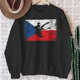 Czech Flag Football Jersey Sweatshirt Geschenke für alte Frauen