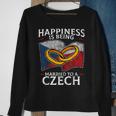 Czech Republic Marriage Czech Heritage Culture Married Sweatshirt Gifts for Old Women