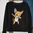 Dabbing Chihuahua Dog Lover Men Women Dab Dance Sweatshirt Gifts for Old Women