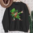 Dabbing Leprechaun St Patrick's Day Irish Dab Dance Sweatshirt Gifts for Old Women