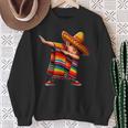 Dabbing Mexican Poncho Cinco De Mayo Boys Sombrero Dab Sweatshirt Gifts for Old Women