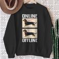 Dachshund Online Dog Owners S Sweatshirt Geschenke für alte Frauen