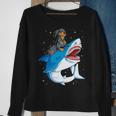 Dachshund Shark Kids Boys Men Space Galaxy Jawsome Sweatshirt Gifts for Old Women
