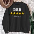 Dad 5 Stars Cool Familyatertag Geschenk Fürater Sweatshirt Geschenke für alte Frauen