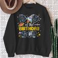 Dad Of The Birthday Boy 2Nd Outer Space Outfit Family Party Sweatshirt Gifts for Old Women