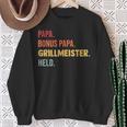 Dad Bonus Papa Grillmeister Bonus Papa Griller S Sweatshirt Geschenke für alte Frauen