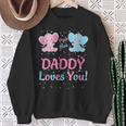 Daddy Gender Reveal Elephant Pink Or Blue Matching Family Sweatshirt Gifts for Old Women