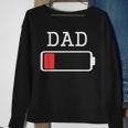 Daddy Low Battery Empty Matching Father Sweatshirt Gifts for Old Women