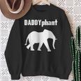 Daddyphantater Elefant Papaatertag Lustig Papa Wortspiel Sweatshirt Geschenke für alte Frauen