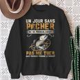 Damen Anglerhemd Herren Papa Angler Geschenk Für Jungen Angler Mit-Ausschnitt Sweatshirt Geschenke für alte Frauen