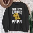 Damen Golden Retriever Hundehalter Besitzerater Papa Dad Mit-Ausschnitt Sweatshirt Geschenke für alte Frauen