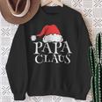 Damen Papa Claus Lustige Weihnachten Weihnachtsmannaterintage Mit-Ausschnitt Sweatshirt Geschenke für alte Frauen