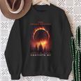 Danforth Maine Total Solar Eclipse 2024 Sweatshirt Gifts for Old Women