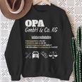 'Das Geschenk Für Den Großfater Opa Gmbh' 'The For The Grandfather Grandpa Gmbh Sweatshirt Geschenke für alte Frauen