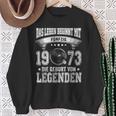 Das Leben Beginnt Mit Fifty 1973 Die Geburton Legenden Sweatshirt Geschenke für alte Frauen