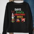 Davis Family Name Davis Family Christmas Sweatshirt Gifts for Old Women
