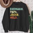 Day 'Husband Papa Jäger Held' Sweatshirt Geschenke für alte Frauen