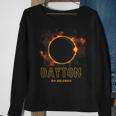 Dayton Ohio Total Solar Eclipse 2024 April 8Th Souvenir Sweatshirt Gifts for Old Women