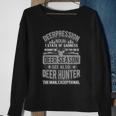 Deer Hunter Definition Quote Wild Game Hunting Fans Buck Sweatshirt Gifts for Old Women