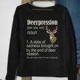 Deerpression Deer Hunter Deer Hunting Season Hunt Sweatshirt Gifts for Old Women