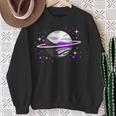 Demisexual Outer Space Planet Demisexual Pride Sweatshirt Gifts for Old Women