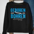 Dentist's Tentarzt Geboren Um Zu Bohr Dentizthhelferin Sweatshirt Geschenke für alte Frauen