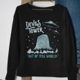 Devils Tower National Monument Out Of This World Ufo Sweatshirt Gifts for Old Women
