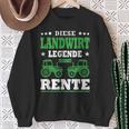 Diese Landwirt Legende Geht In Rente Ruhestand Pensioner Bauer Sweatshirt Geschenke für alte Frauen