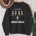 Be Different Sagt Die Möwe Moin Ihr Spacken North German Sweatshirt Geschenke für alte Frauen