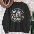 We Are All Different But In This School We All Swim Together Sweatshirt Gifts for Old Women