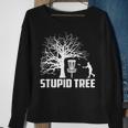 Disc Golf Stupid Tree Disc Golf Sweatshirt Gifts for Old Women