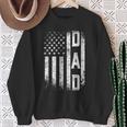 Distressed Usa Flag Dad 4Th Of July Father's Day Sweatshirt Gifts for Old Women