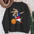 Dog Dabbing Basketball Philippines Jersey Sport Lover Sweatshirt Geschenke für alte Frauen