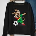 Dog Dabbing Guyana Soccer Jersey Guyanese Football Sweatshirt Gifts for Old Women