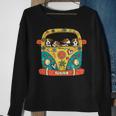 Dog Hippie Car Hippy Style Beagle Lover Sweatshirt Gifts for Old Women