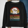 Dog Vintage Best Maltese Dad Ever Fathers Day Puppy Dog Dad Sweatshirt Gifts for Old Women