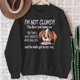 Dogs I'm Not Clumsy The Floor Just Hates Me The Table Sweatshirt Gifts for Old Women