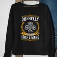 Donnelly Irish Name Vintage Ireland Family Surname Sweatshirt Gifts for Old Women