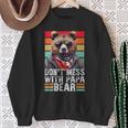 Don't Mess With Papa Bear Vintage Papa Bear Father's Day Sweatshirt Gifts for Old Women Don't Mess With Papa Bear Vintage Papa Bear Father's Day Sweatshirt Gifts for Old Women