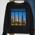 Downtown Chicago Skyline Souvenirs State Illinois Sweatshirt Gifts for Old Women