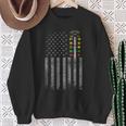 Drag Racing Flag American Drag Racer Drag Strip Tree Light Sweatshirt Gifts for Old Women