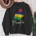 Drapeau De L'île Maurice En Souvenir De L'océan Indien Sweater e Cadeaux pour les femmes âgées