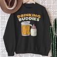 Drinkin Buddies Baby Bottle Son And Dad Matching Fathers Day Sweatshirt Gifts for Old Women
