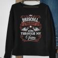 Driscoll Blood Runs Through My Veins Vintage Family Name Sweatshirt Gifts for Old Women