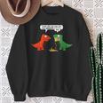 Dude Did You Eat The Last Unicorn Dinosaur Sweatshirt Gifts for Old Women