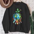 Earth Day 2024 Everyday Protect Environment Save The Planet Sweatshirt Gifts for Old Women