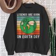 Earth Day Is My Birthday Earth Day Birth Day Party Women Sweatshirt Gifts for Old Women