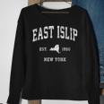 East Islip New York Ny Vintage Athletic Sports Sweatshirt Gifts for Old Women